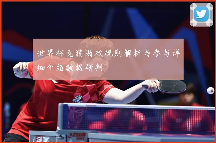世界杯竞猜游戏规则解析与参与详细介绍数据研判